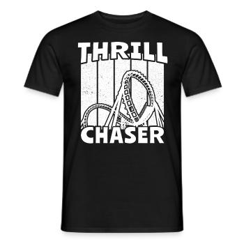 Roller Coaster Roller Coaster Riders - Men's T-Shirt - black - Front - AI Model Male 178 light (178cm)