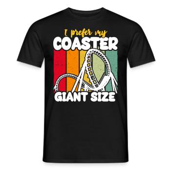 Roller Coaster Roller Coaster Riders - Men's T-Shirt - black - Front - AI Model Male 178 light (178cm)
