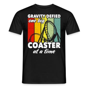 Roller Coaster Roller Coaster Riders - Men's T-Shirt - black - Front - AI Model Male 178 light (178cm)
