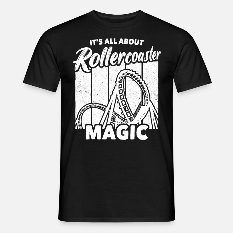 Roller Coaster Roller Coaster Riders - T-shirt homme - noir