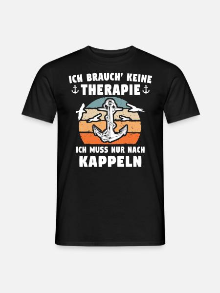 Kappeln Sprüche - Männer T-Shirt - Schwarz