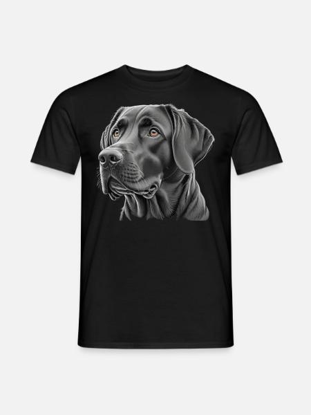 Labrador Head - Men's T-Shirt - black