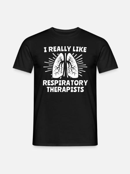 Respiratory Therapist - Men's T-Shirt - black