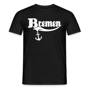 Bremen Sayings - Men's T-Shirt - black - Front - AI Model Male 178 light (178cm)