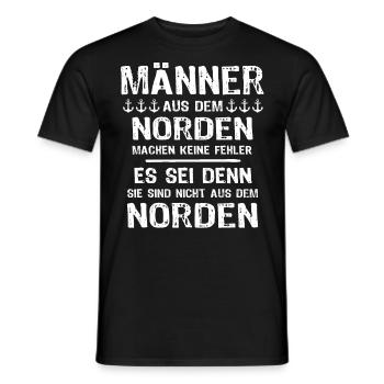 Norden Nordener - Männer T-Shirt - Schwarz - Vorne - AI Model Male 178 light (178cm)