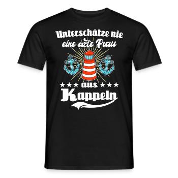 Kappeln Frau Kappelnerin - Männer T-Shirt - Schwarz - Vorne - AI Model Male 178 light (178cm)