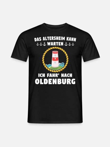 Oldenburg Sprüche - Männer T-Shirt - Schwarz