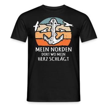 Norden Sprüche - Männer T-Shirt - Schwarz - Vorne - AI Model Male 178 light (178cm)