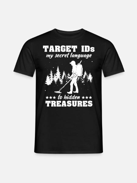Dirt Fishing Detectorists - Men's T-Shirt - black