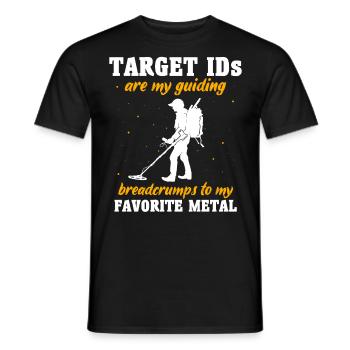 Metalldetektor - Männer T-Shirt - Schwarz - Vorne - AI Model Male 178 light (178cm)