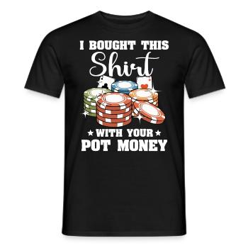 Poker Joueurs de poker - T-shirt homme - noir - Devant - AI Model Male 178 light (178cm)