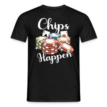 Poker Joueurs de poker - T-shirt homme - noir - Devant - AI Model Male 178 light (178cm)