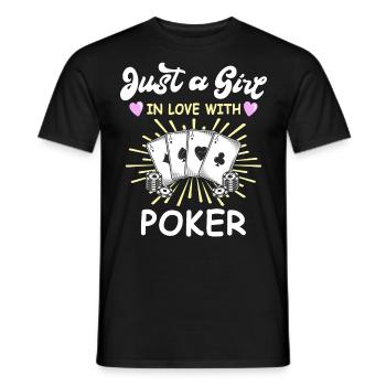 Poker Joueurs de poker - T-shirt homme - noir - Devant - AI Model Male 178 light (178cm)