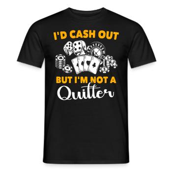 Casino Casinospiel - Männer T-Shirt - Schwarz - Vorne - AI Model Male 178 light (178cm)