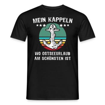Kappeln Urlaub - Männer T-Shirt - Schwarz - Vorne - AI Model Male 178 light (178cm)