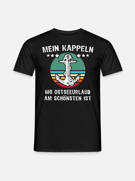 Kappeln Urlaub - Männer T-Shirt - Schwarz