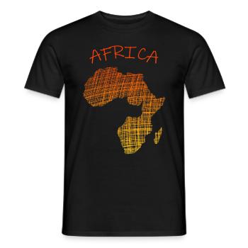 Afrika Madagaskar Africa Afrika - Männer T-Shirt - Schwarz - Vorne - AI Model Male 178 light (178cm)