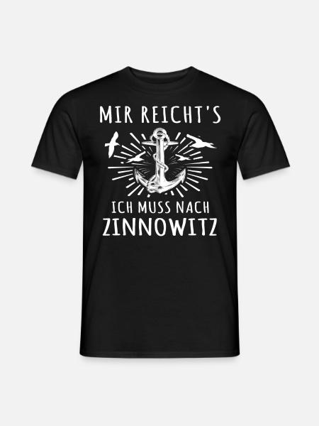 Zinnowitz - Männer T-Shirt - Schwarz