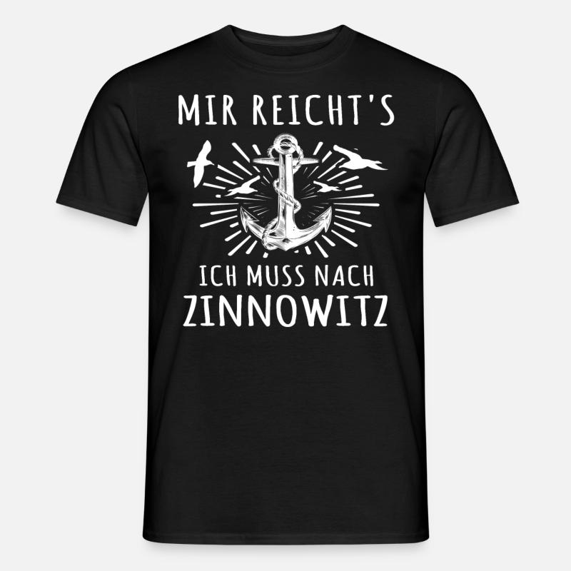 Zinnowitz - Männer T-Shirt - Schwarz