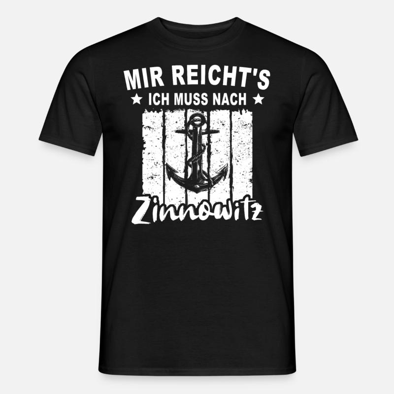 Zinnowitz - Männer T-Shirt - Schwarz
