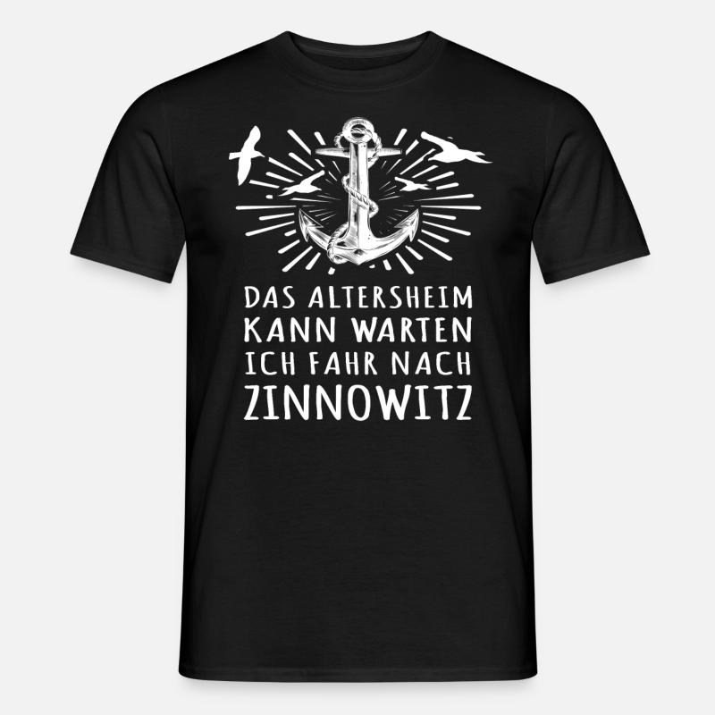Zinnowitz - Männer T-Shirt - Schwarz