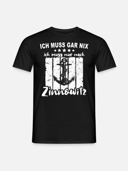 Zinnowitz - Männer T-Shirt - Schwarz