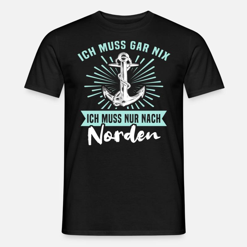 Norden - Männer T-Shirt - Schwarz