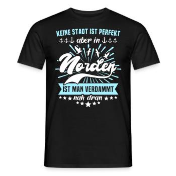 Lustige Norden Sprüche - Männer T-Shirt - Schwarz - Vorne - AI Model Male 178 light (178cm)
