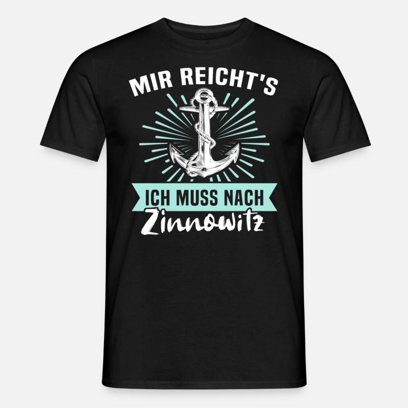 Zinnowitz Zinnowitzer - Männer T-Shirt - Schwarz