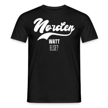 Norden - Männer T-Shirt - Schwarz - Vorne - AI Model Male 178 light (178cm)
