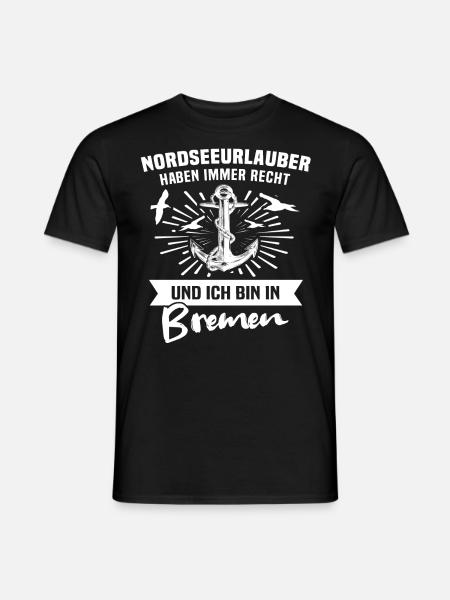 Bremen - Männer T-Shirt - Schwarz