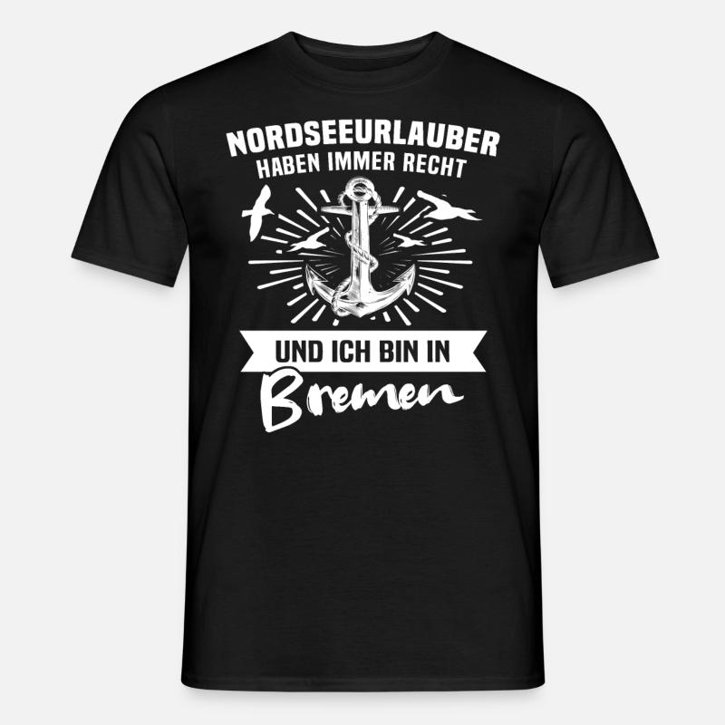 Bremen - Männer T-Shirt - Schwarz