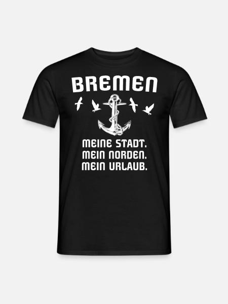Bremen - Männer T-Shirt - Schwarz