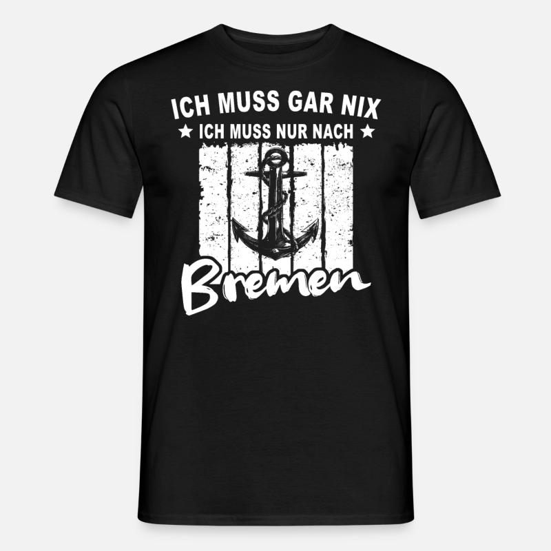 Bremen - Männer T-Shirt - Schwarz