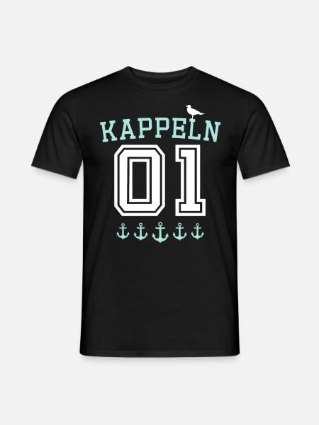 Kappeln Kappelner - Männer T-Shirt - Schwarz