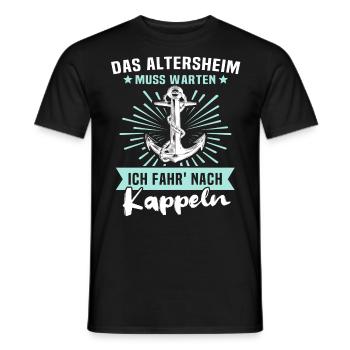 Kappeln Kappelner - Männer T-Shirt - Schwarz - Vorne - AI Model Male 178 light (178cm)