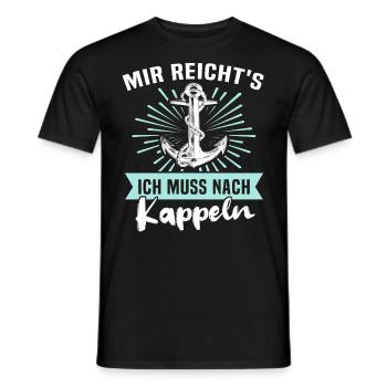 Kappeln Kappelner - Männer T-Shirt - Schwarz - Vorne - AI Model Male 178 light (178cm)