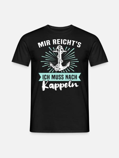 Kappeln Kappelner - Männer T-Shirt - Schwarz