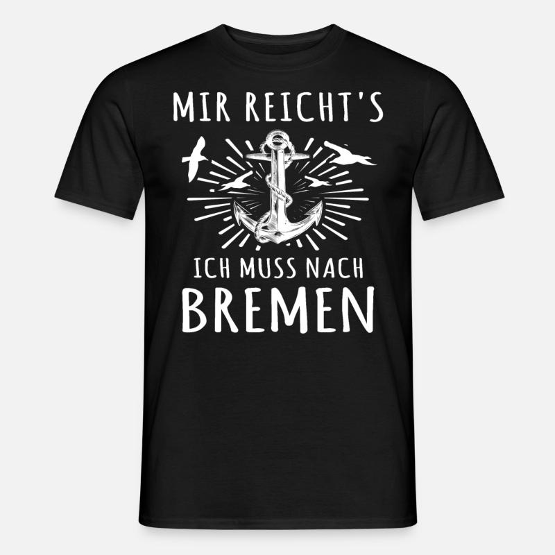 Bremen - Männer T-Shirt - Schwarz