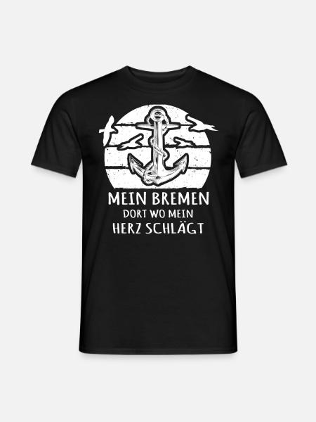 Bremen Bremer - Männer T-Shirt - Schwarz