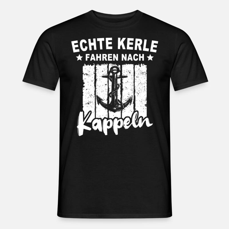 Kappeln - Männer T-Shirt - Schwarz