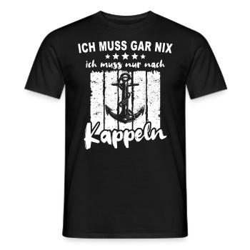 Kappeln Kappelner - Männer T-Shirt - Schwarz - Vorne - AI Model Male 178 light (178cm)