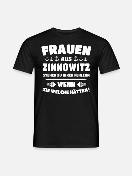 Zinnowitz - Männer T-Shirt - Schwarz