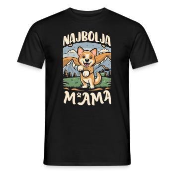 Najbolja maman I meilleur cadeau de fête des mères de maman - T-shirt homme - noir - Devant - AI Model Male 178 light (178cm)