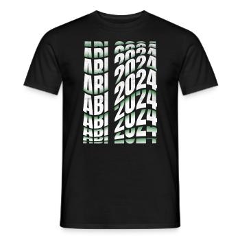Abitur 2024 Abi Studium Abschlussklasse - Männer T-Shirt - Schwarz - Vorne - AI Model Male 178 light (178cm)
