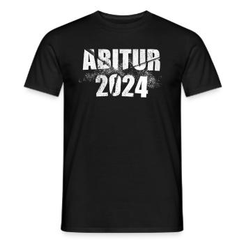 Abitur 2024 Abi Studium Abschlussklasse - Männer T-Shirt - Schwarz - Vorne - AI Model Male 178 light (178cm)