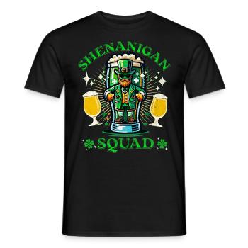 Manigance de la Saint-Patrick - T-shirt homme - noir - Devant - AI Model Male 178 light (178cm)