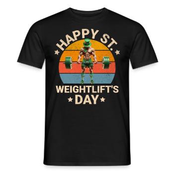 St. Patricks Day Pumpen - Männer T-Shirt - Schwarz - Vorne - AI Model Male 178 light (178cm)