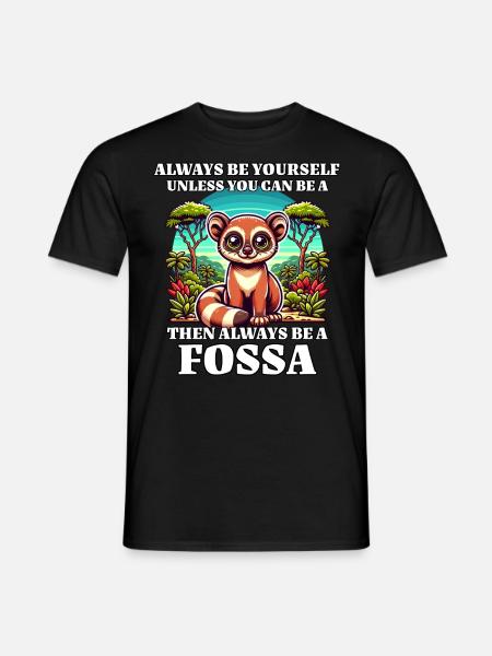 Fossa Sayings - Men's T-Shirt - black