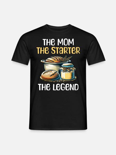 Sourdough Starter - Men's T-Shirt - black